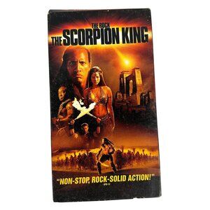 The Scorpion King VHS 2002 Action Adventure Starring The Rock Universal Pictures